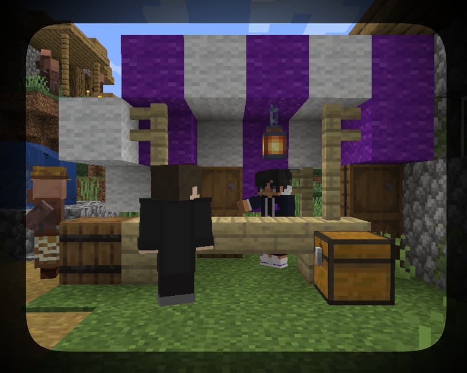 Two players trading